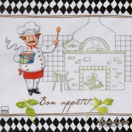 Serwetka do decoupage HOME Bon appetit 33x33